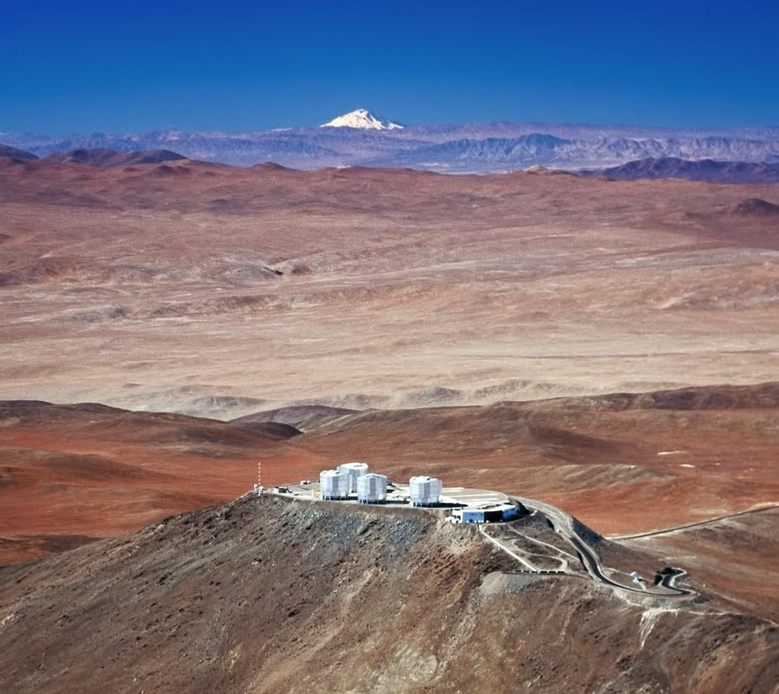 A sweeping view of the ESO’s Very Large Telescope.