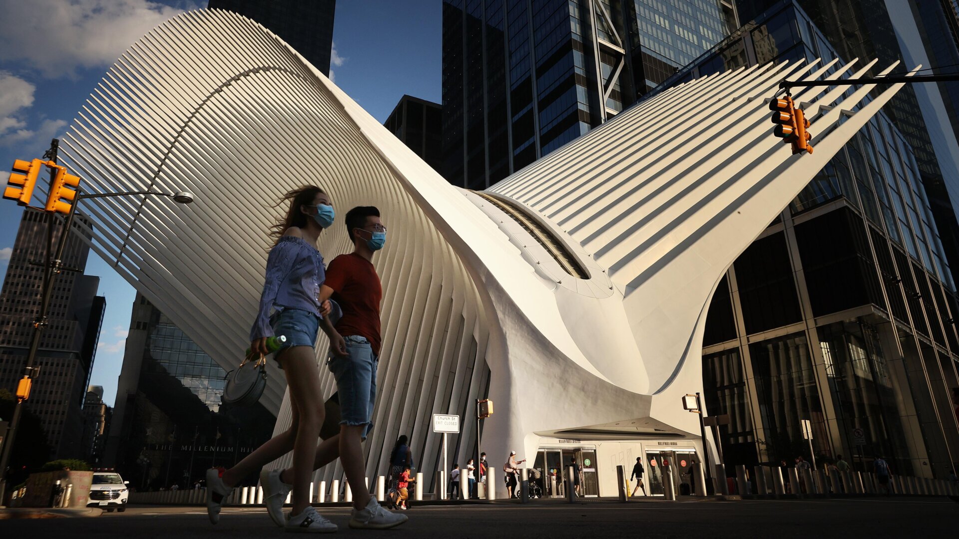 The Apple Store is located in the World Trade Center Oculus in Lower Manhattan.