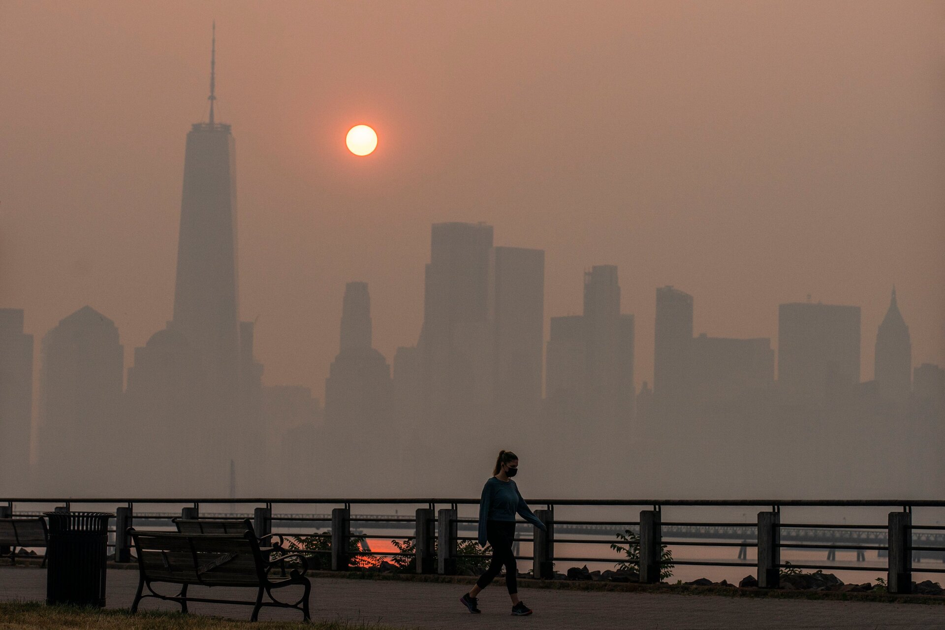 The New York skyline on Thursday morning.