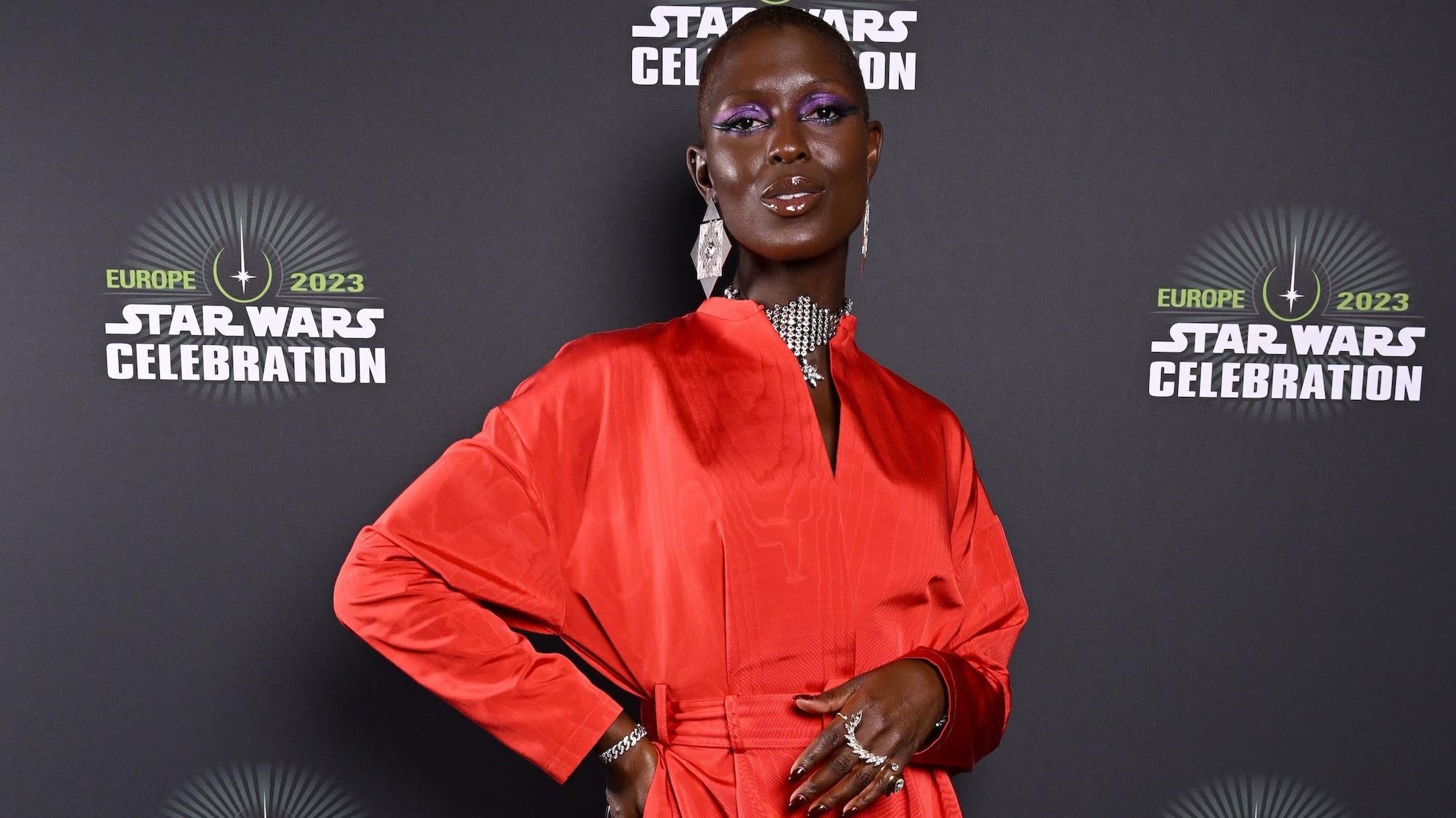 Jodie Turner-Smith, seen here at Star Wars Celebration, is joining Tron: Ares.