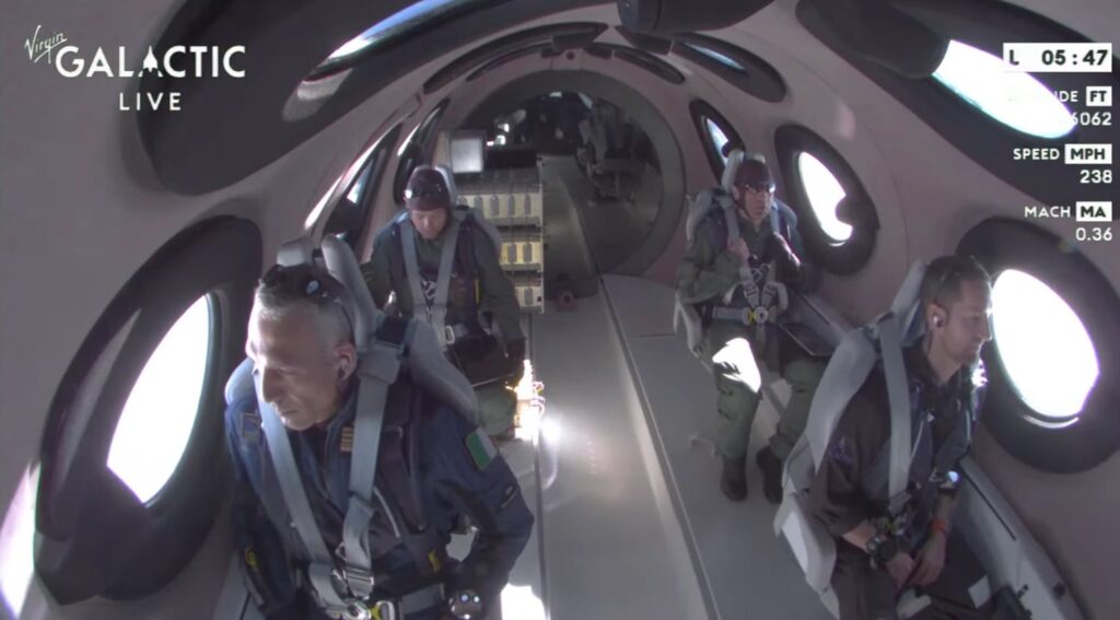 Virgin Galactic Ride Virgin Galactic Successfully Launches Its First Space Tourism Flight