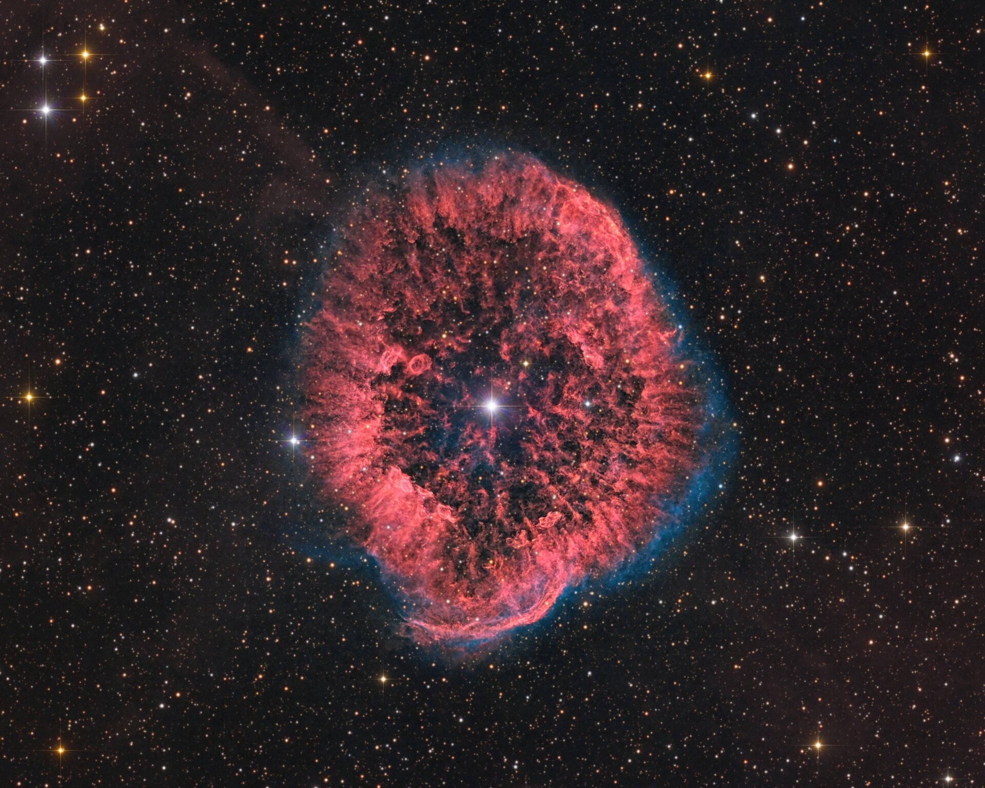 A bubble nebula called RCW58.