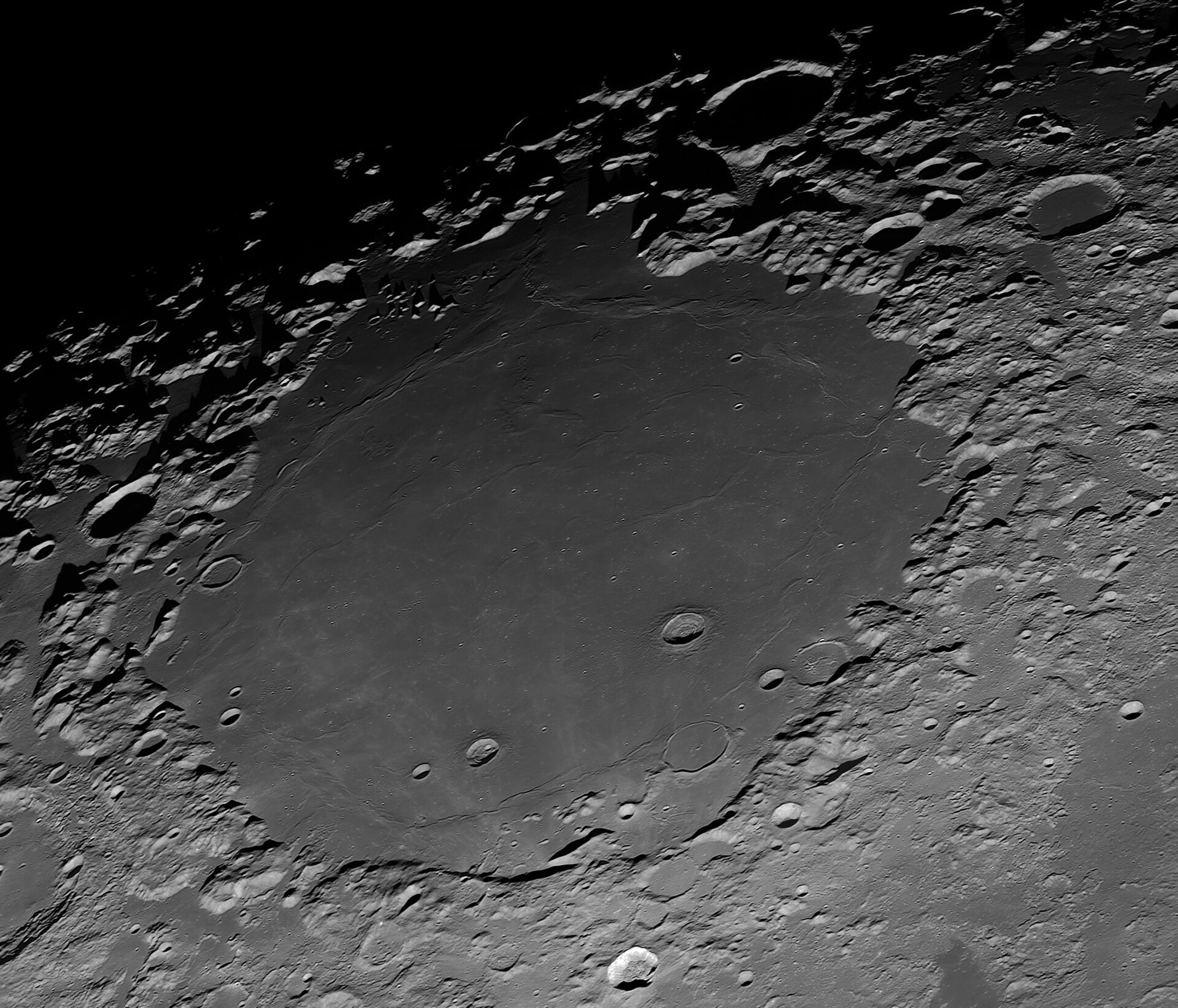 The lunar sea Mare Crisium.