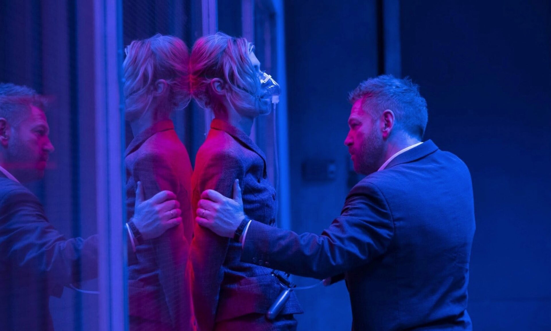 Elizabeth Debicki and Kenneth Branagh.