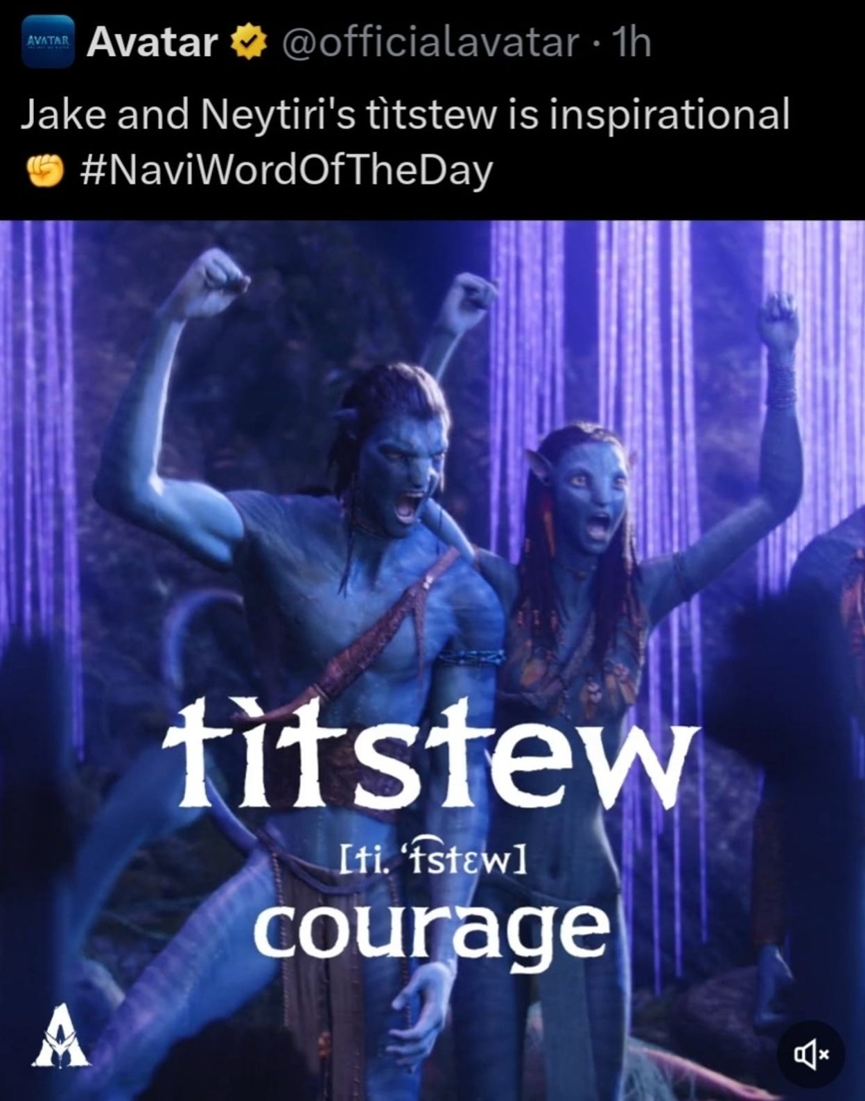 Screenshot: Avatar Twitter