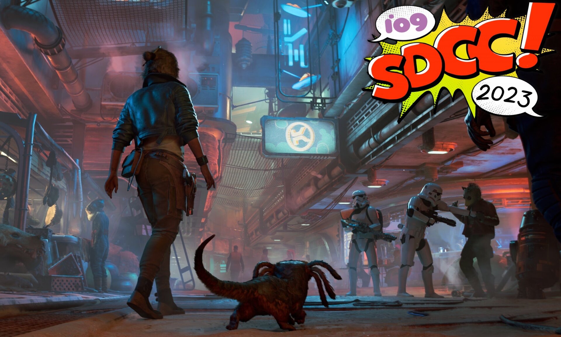 Walking into Comic-con like...