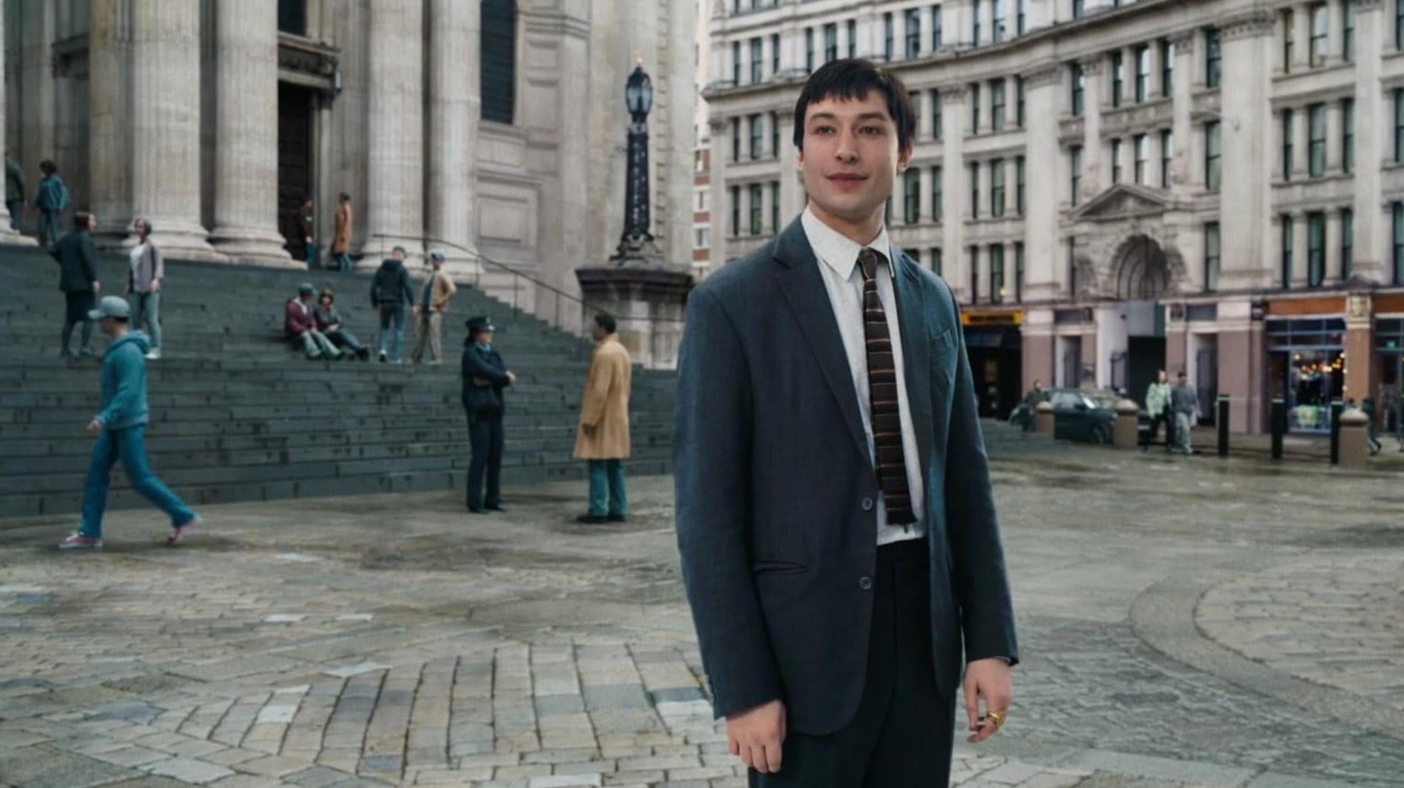 Barry Allen at the end of The Flash.