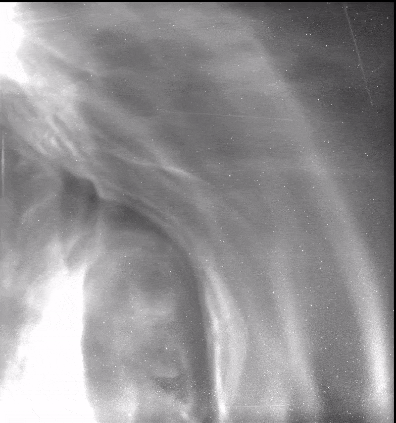 Parker Solar Probe’s view of the CME on September 5.