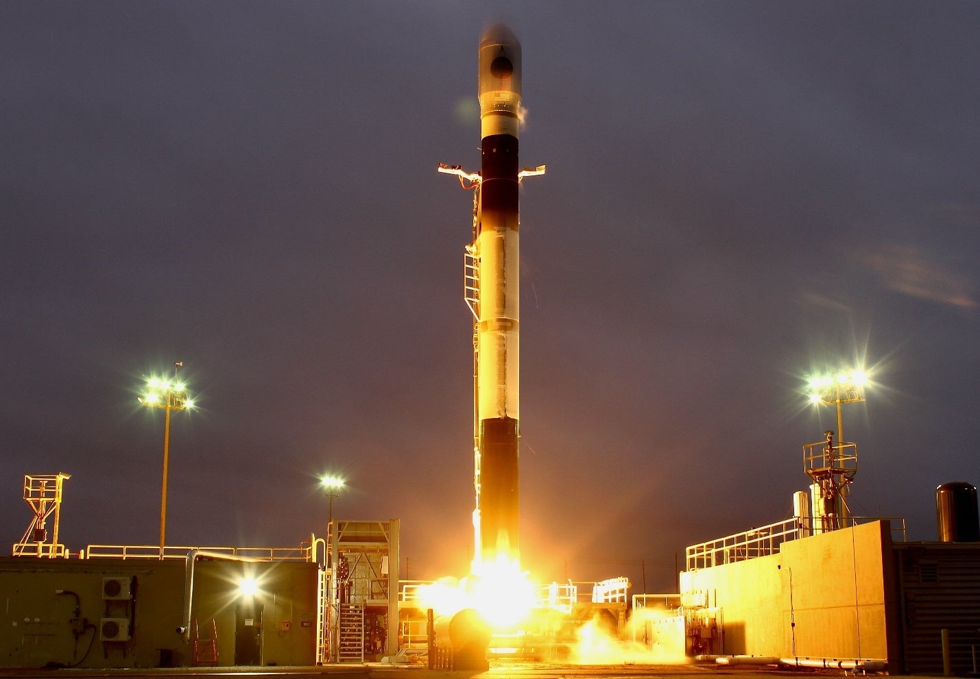 The Alpha rocket carrying the Millenium satellite during launch on September 14. 