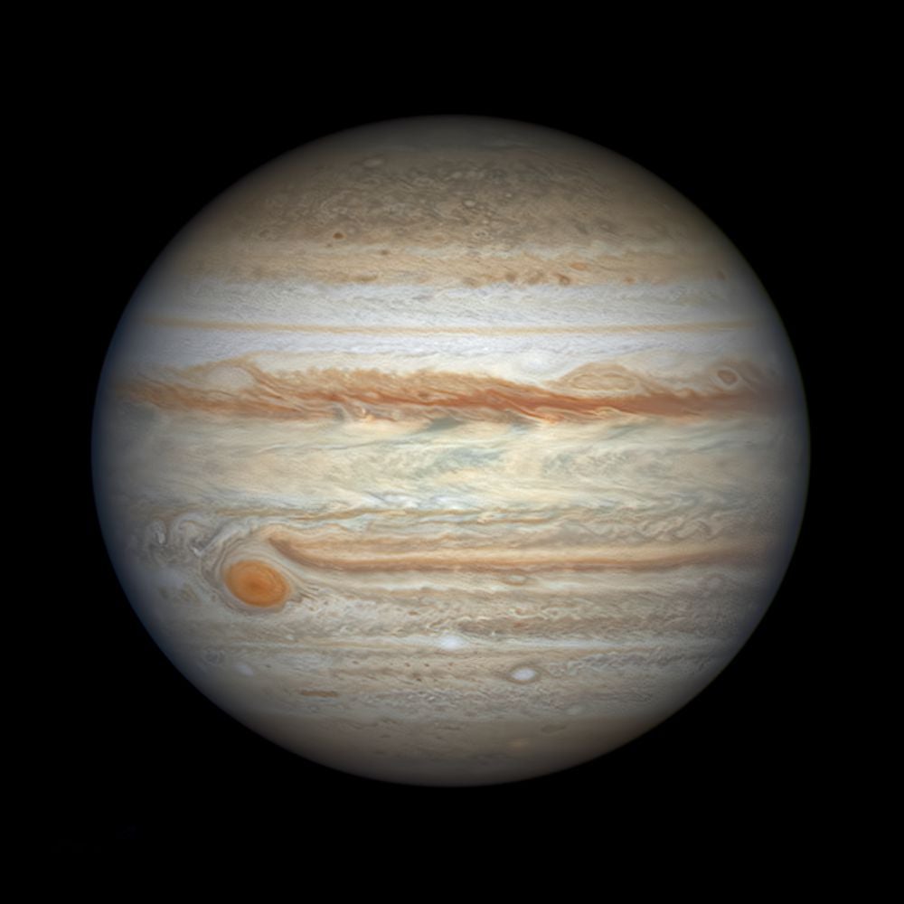 Jupiter, our solar system’s largest planet.