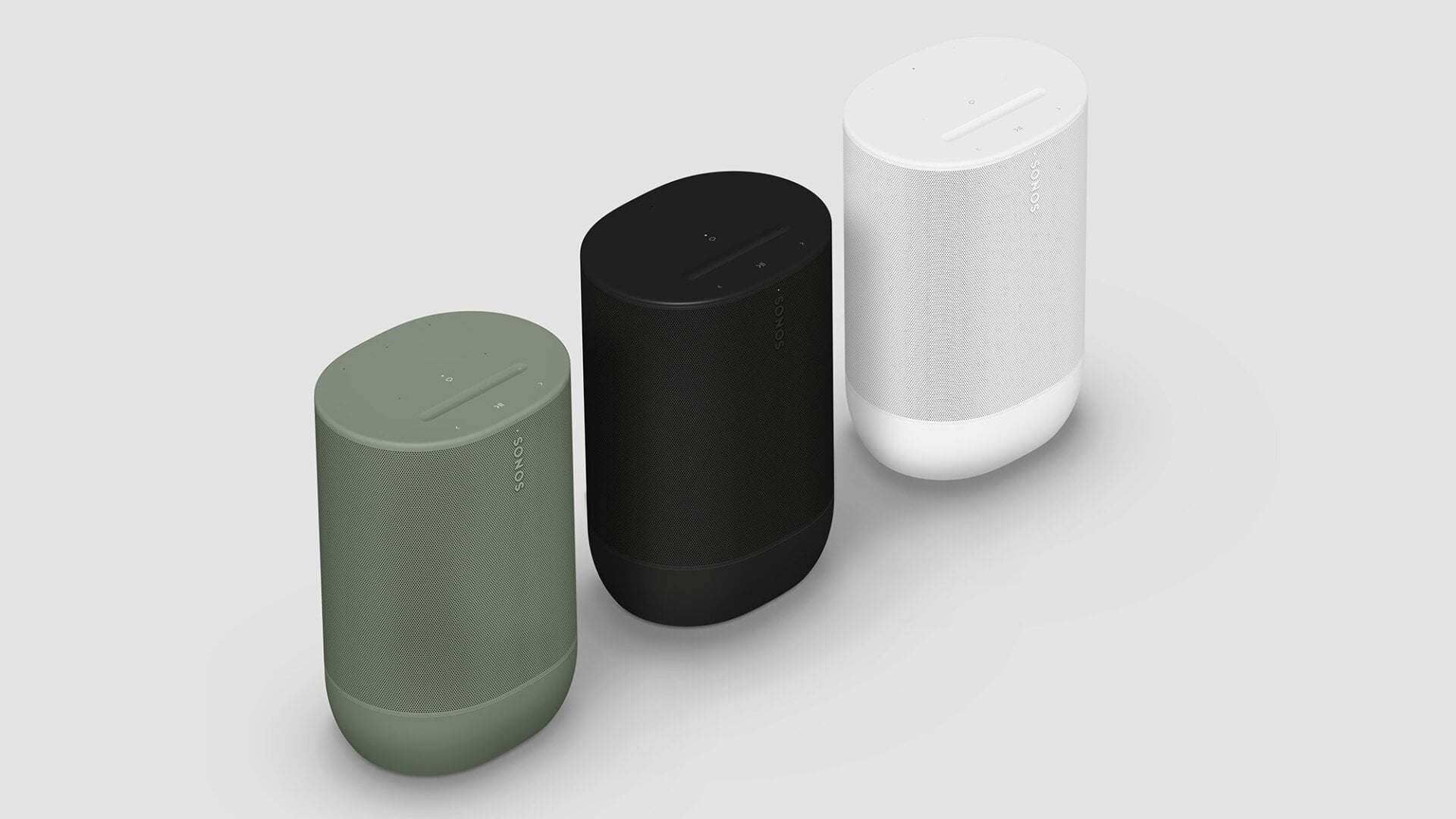 The Sonos Move 2 comes in black, white, and a new, earthy olive tone. 