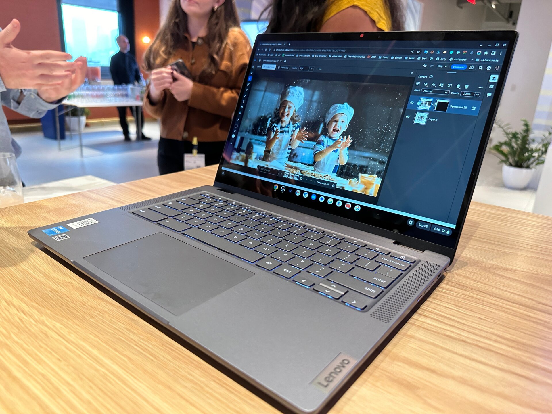 Google is boasting its Chromebooks can support the new web version of Photoshop that includes the AI-powered generative fill and expand.