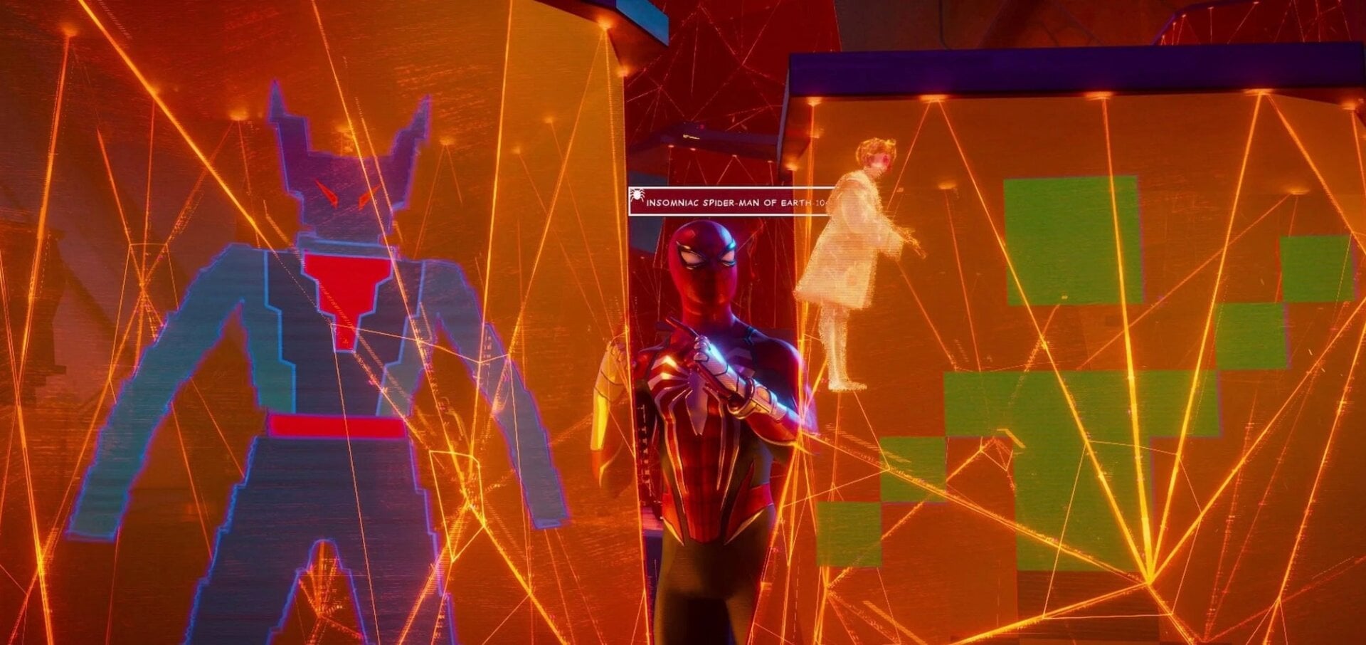 The Insomniac Spider-Man in Across the Spider-Verse.