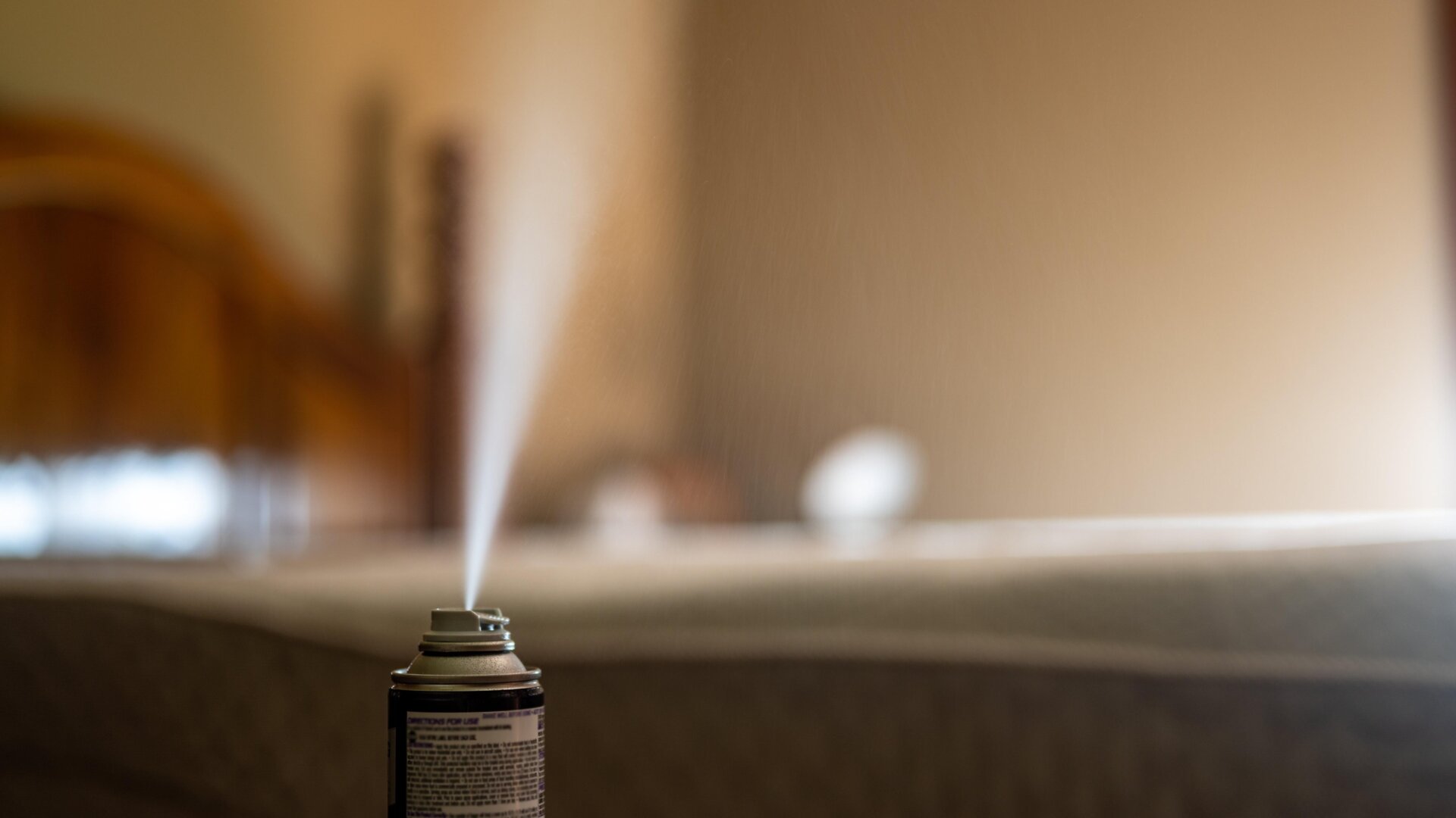 An aerosol can fogger is commonly used to kill household insect pests.