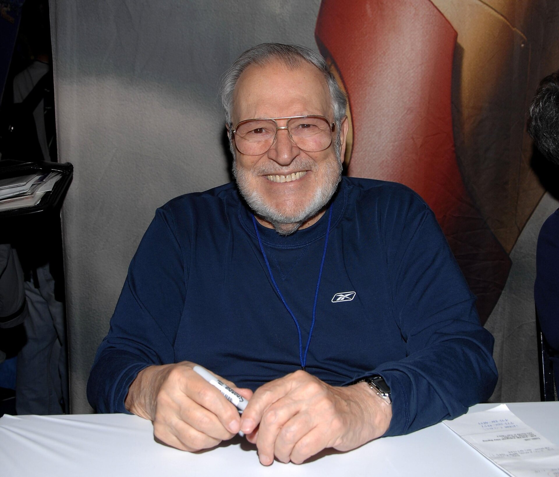 John Romita Sr. signing comics