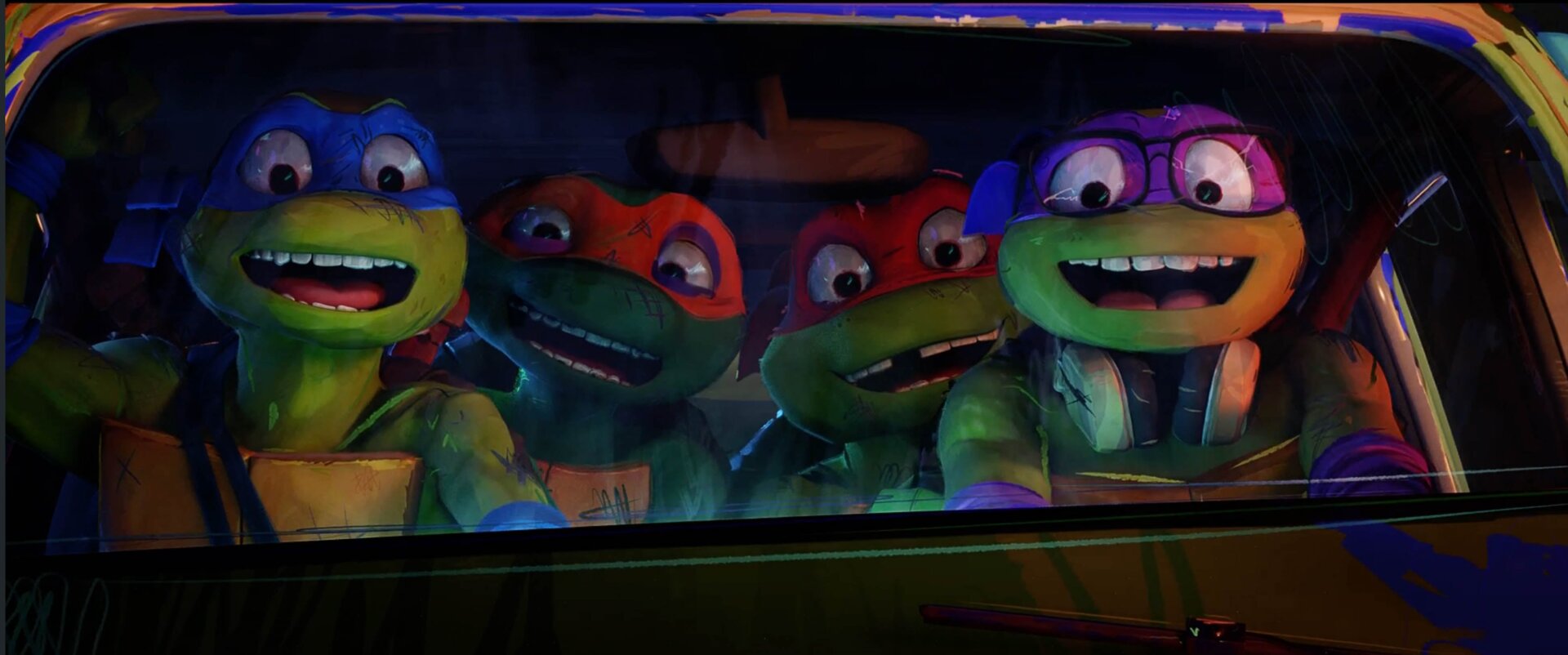 Leo, Mikey, Raph, and our guy Donnie