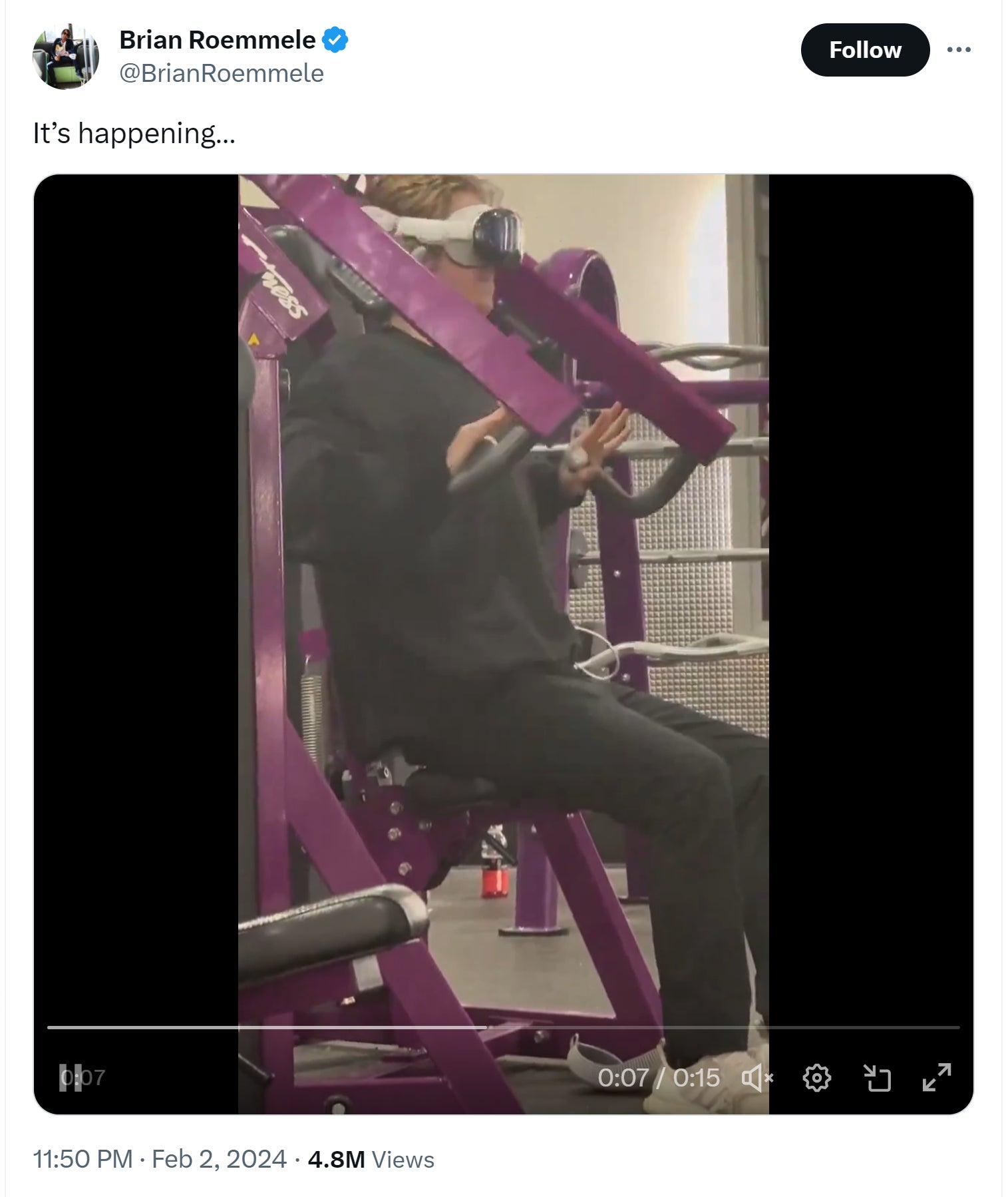 Screenshot: @BrianRoemmele