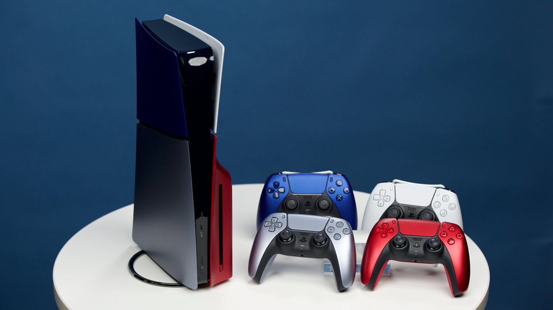 Each panel on the PlayStation 5 can be swapped out individually, so we decided to go with something a little off the rails.