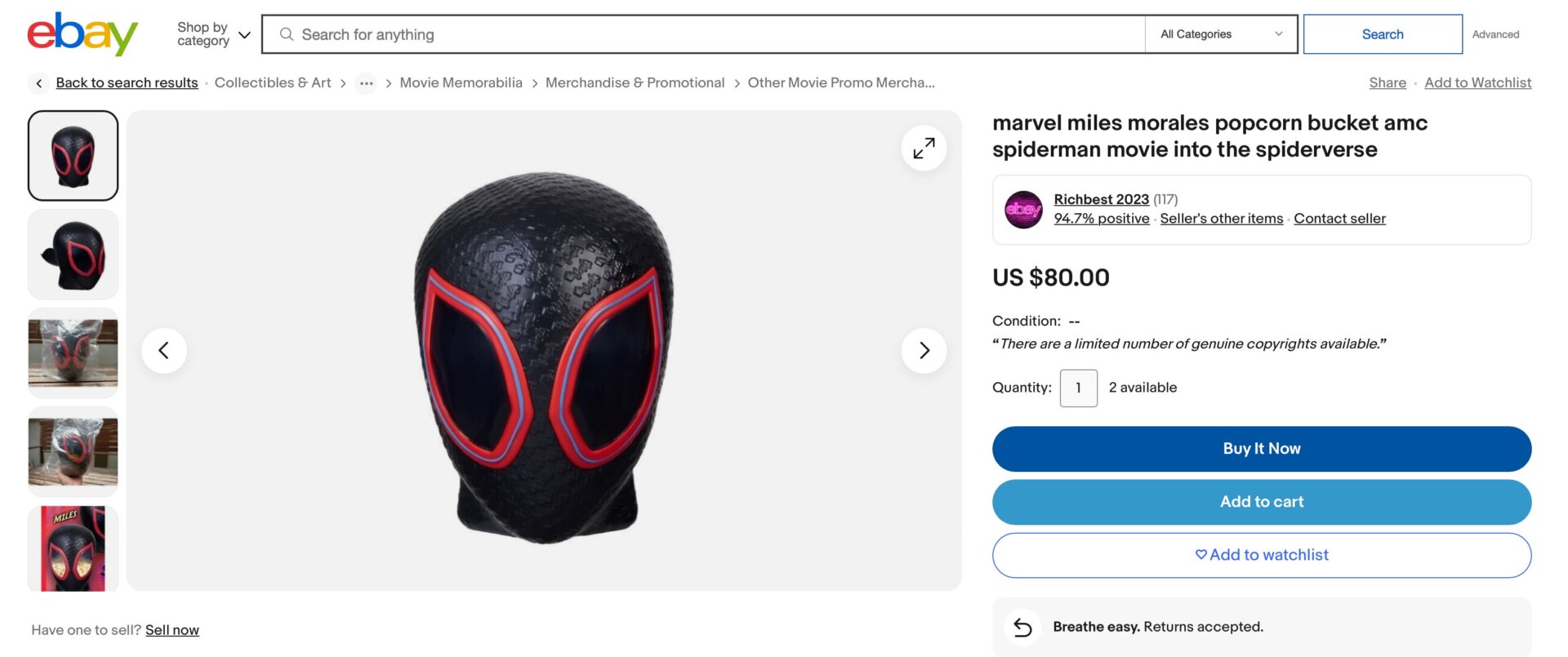 Screenshot: eBay / Richbest 2023