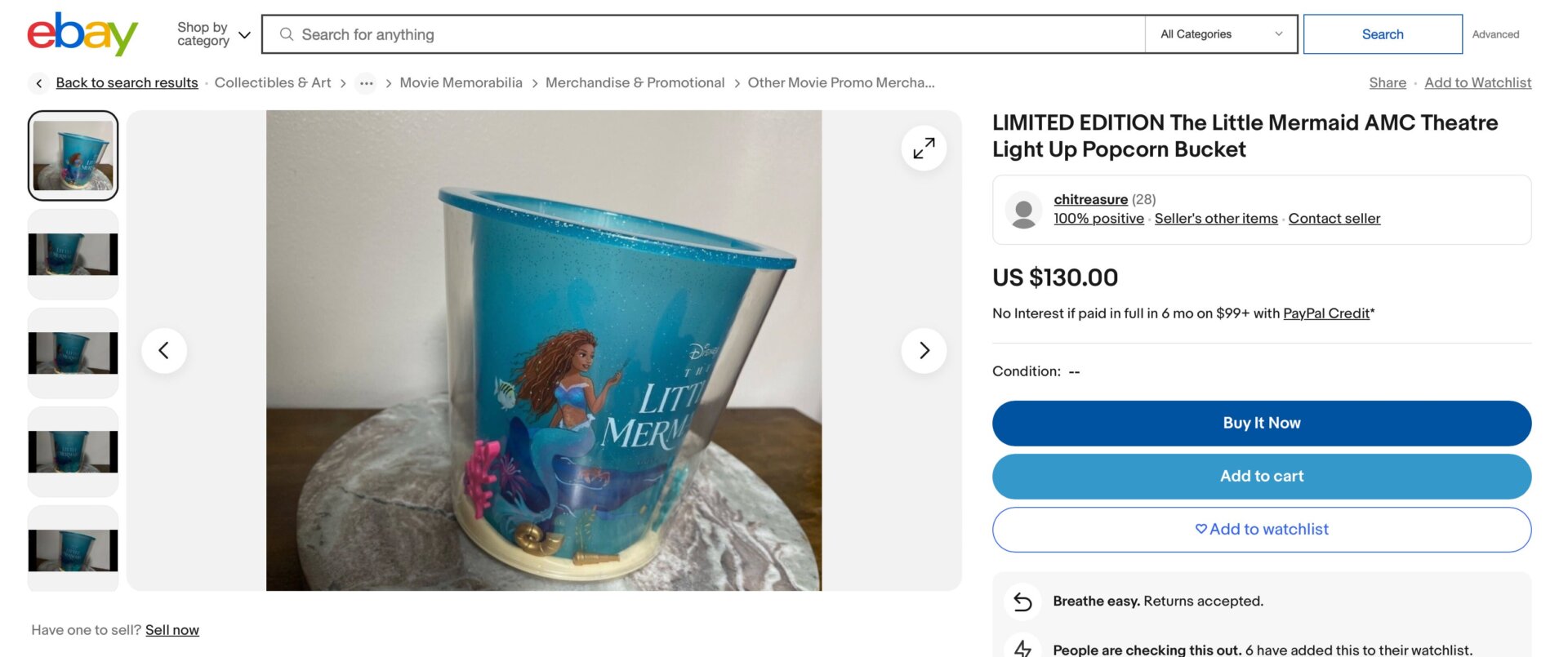 Screenshot: eBay / chitreasure