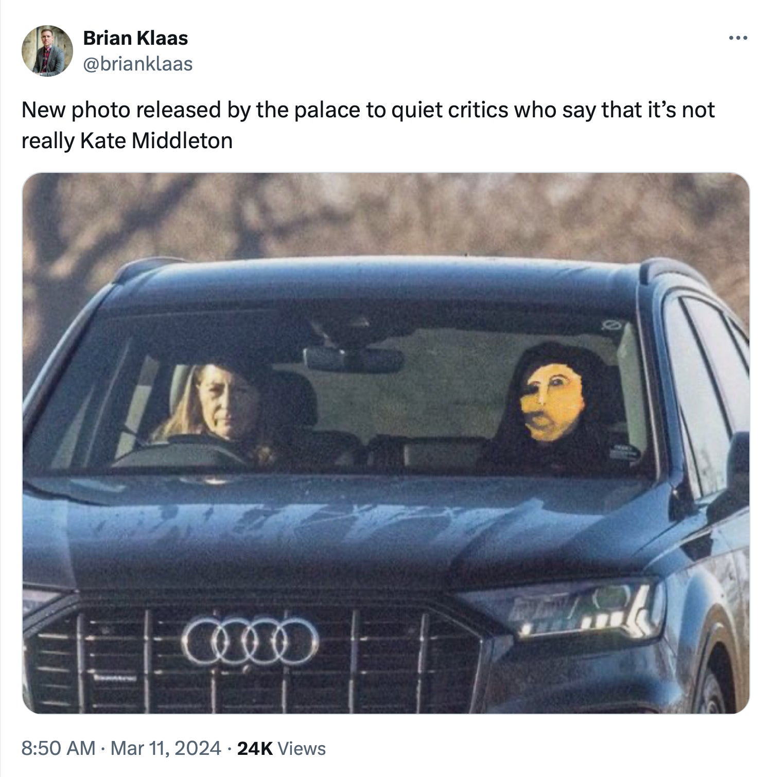 Screenshot: @brianklaas / X