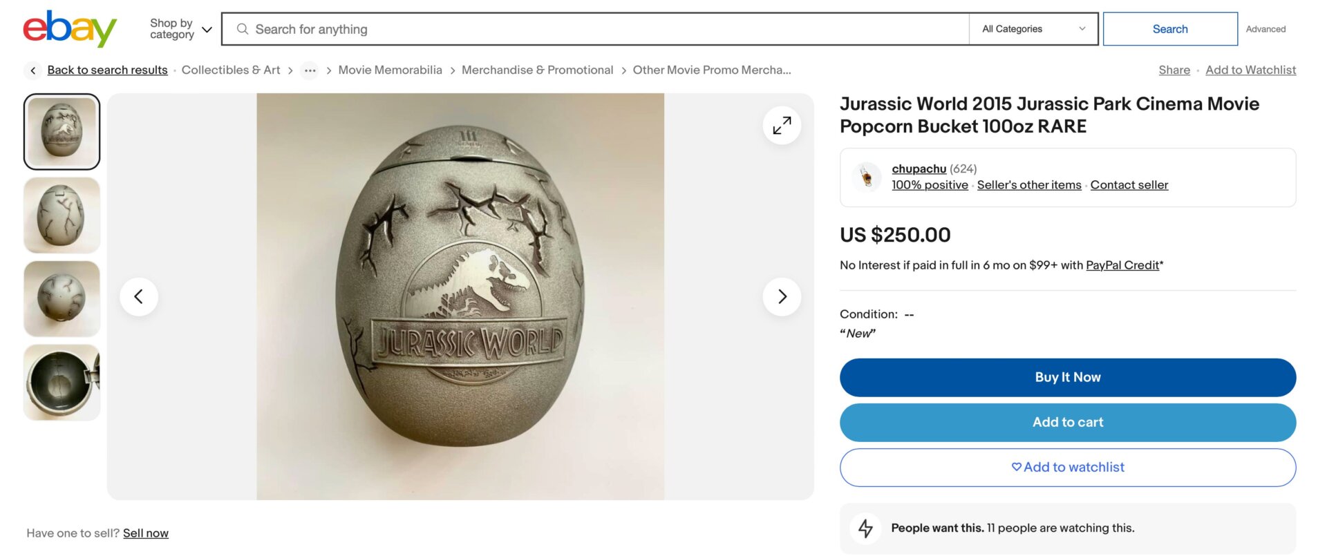 Screenshot: eBay / chupachu