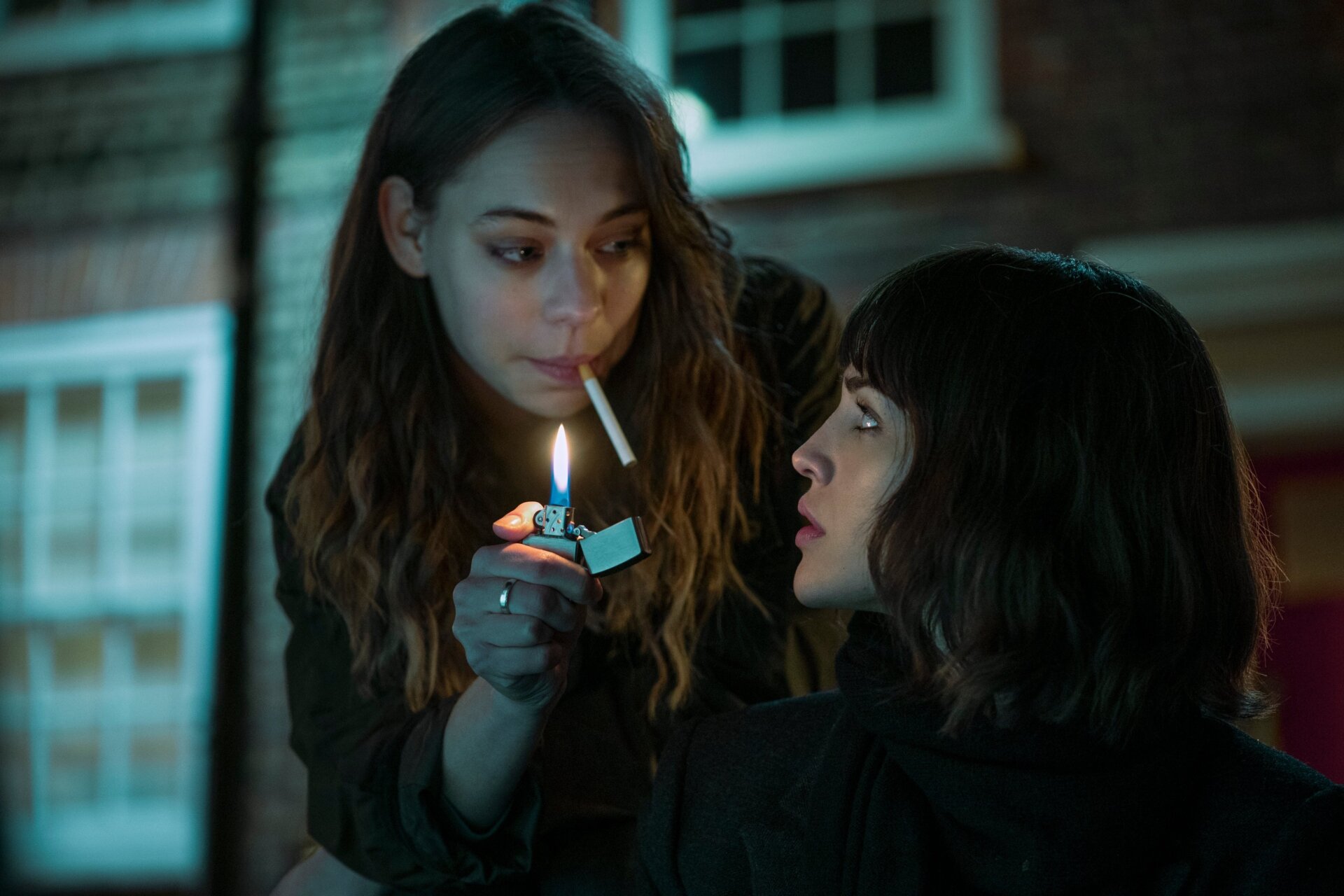 Marlo Kelly as Tatiana with Eiza González as Auggie.