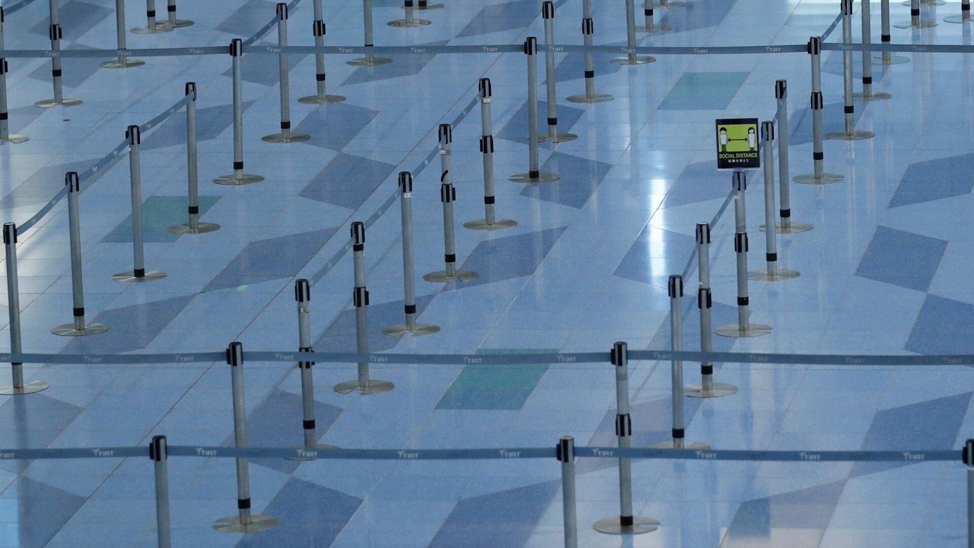 The floor at Haneda Airport