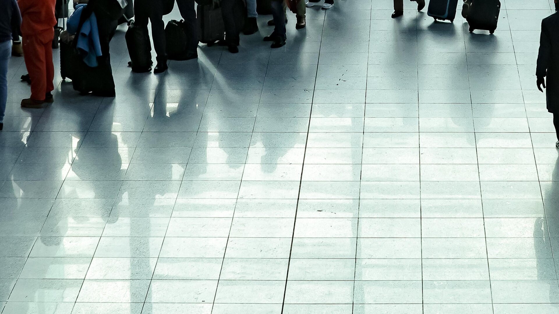 The floor at Munich Airport