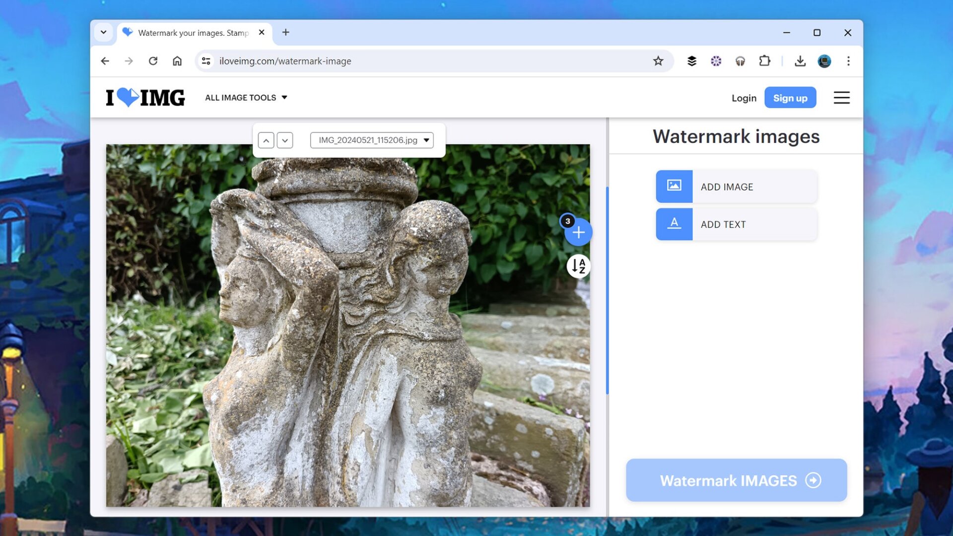 Screenshot: iLoveIMG