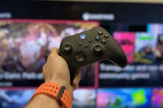 Xbox Series X Controller in front of Game Pass