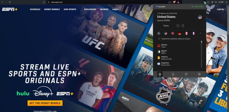 Best VPNs to Watch ESPN+ Anywhere (Including Outside the US)