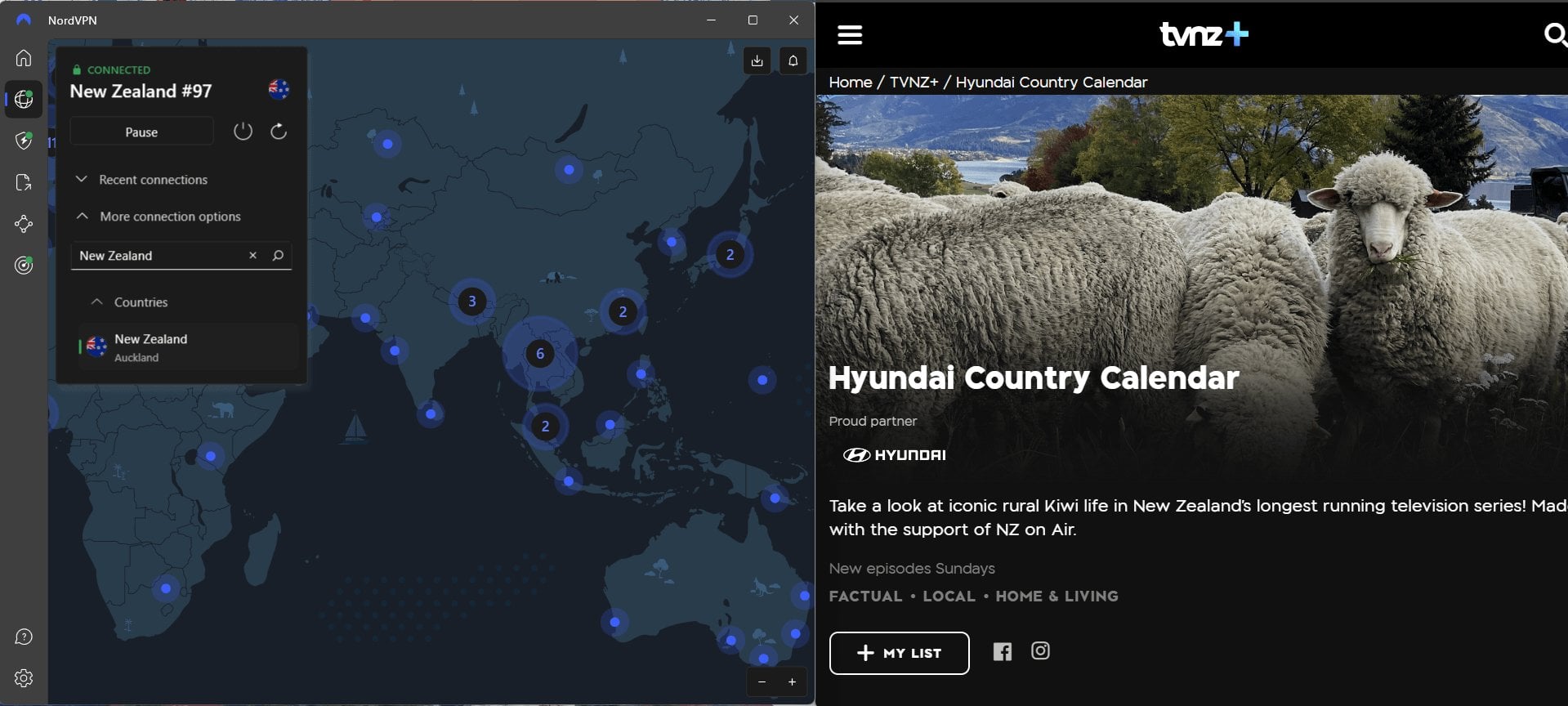 Nordvpn unblocks TVNZ+