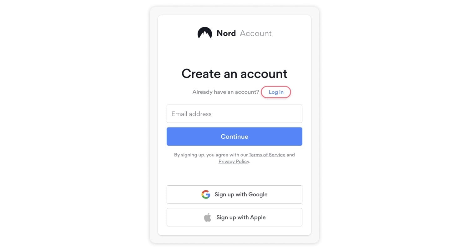 Login With Your Credentials On Nordvpn