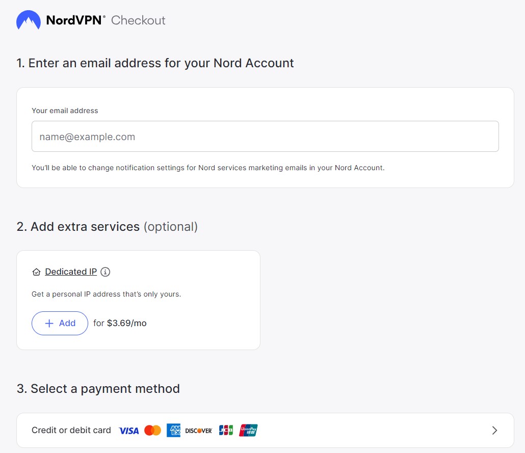 Nordvpn Checkout