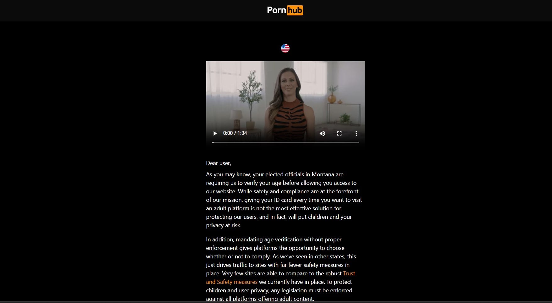 Pornhub Block Message In Montana