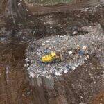 A landfill in Newport, Wales