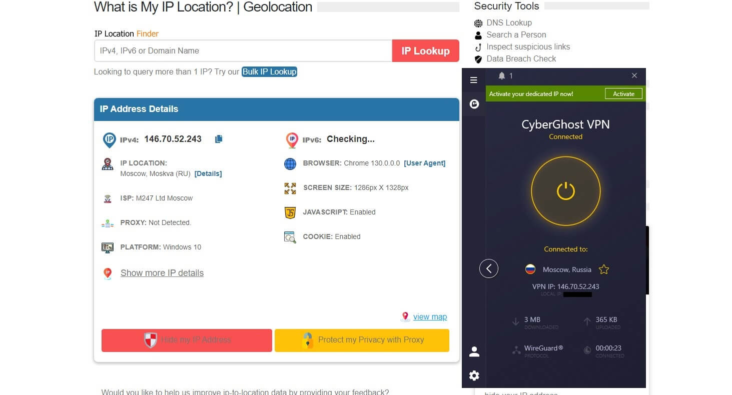 Cyberghost Russian Ip Location
