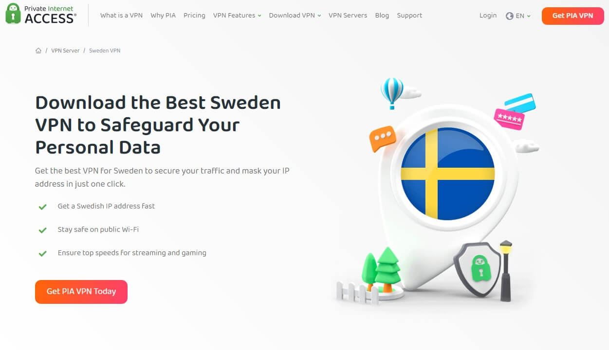 Pia Vpn Sweden
