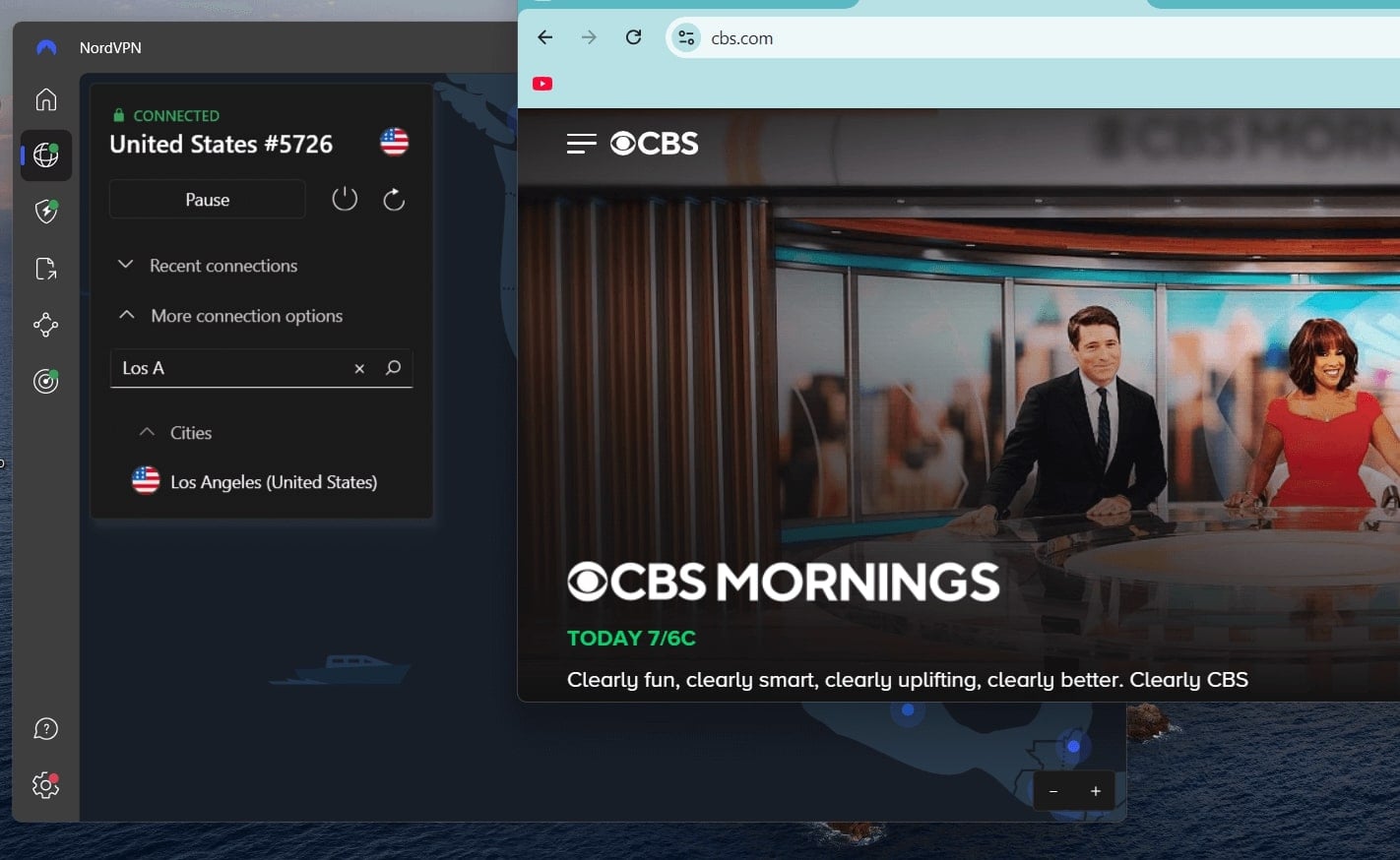 NordVPN to unblock CBS