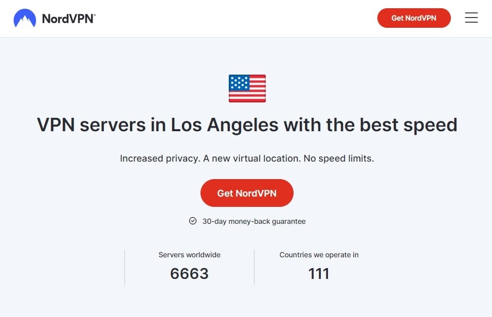 Nordvpn for Los Angeles