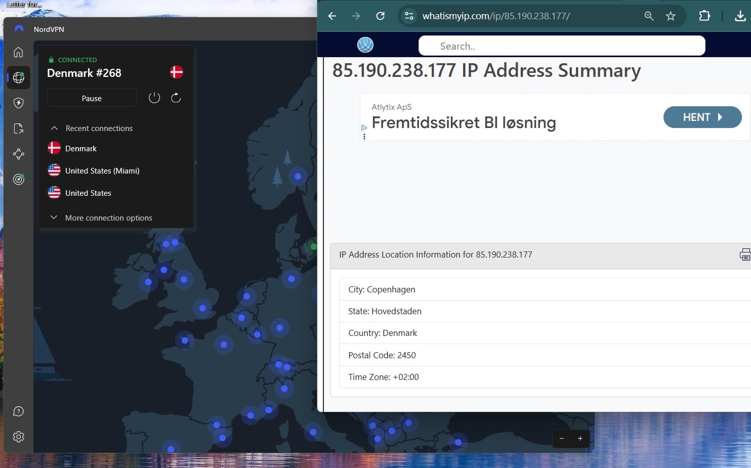 Verify Your Denmark Ip