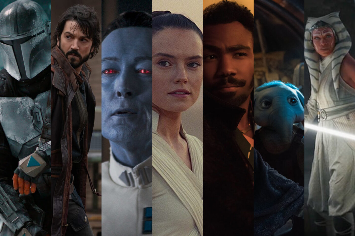 A Poster Of Every Star Wars Character From Just The Good Movies