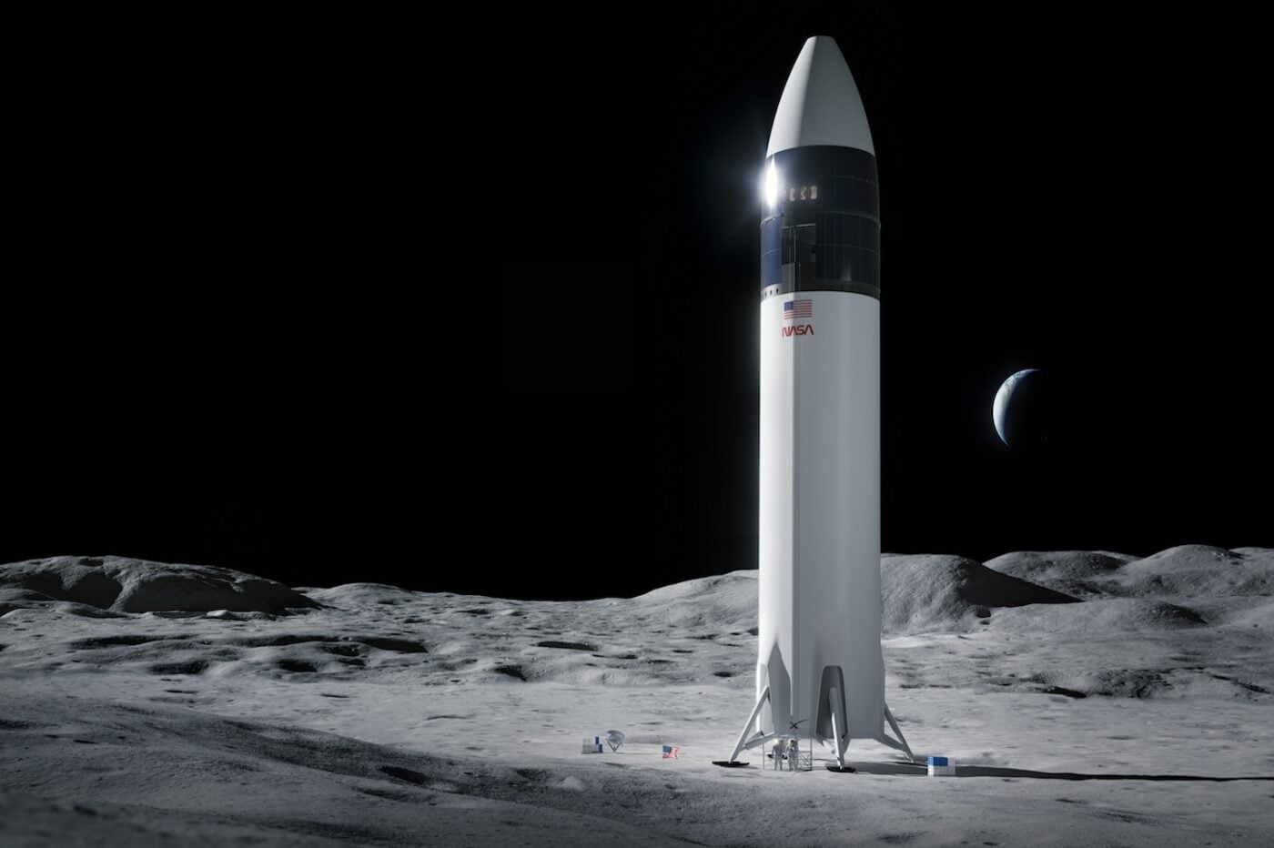 New Images Show How NASA and SpaceX Plan to Land Astronauts on the Moon ...