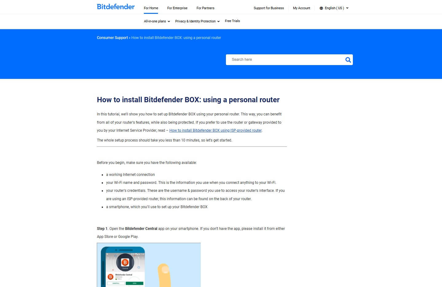 Bitdefender Router Guides