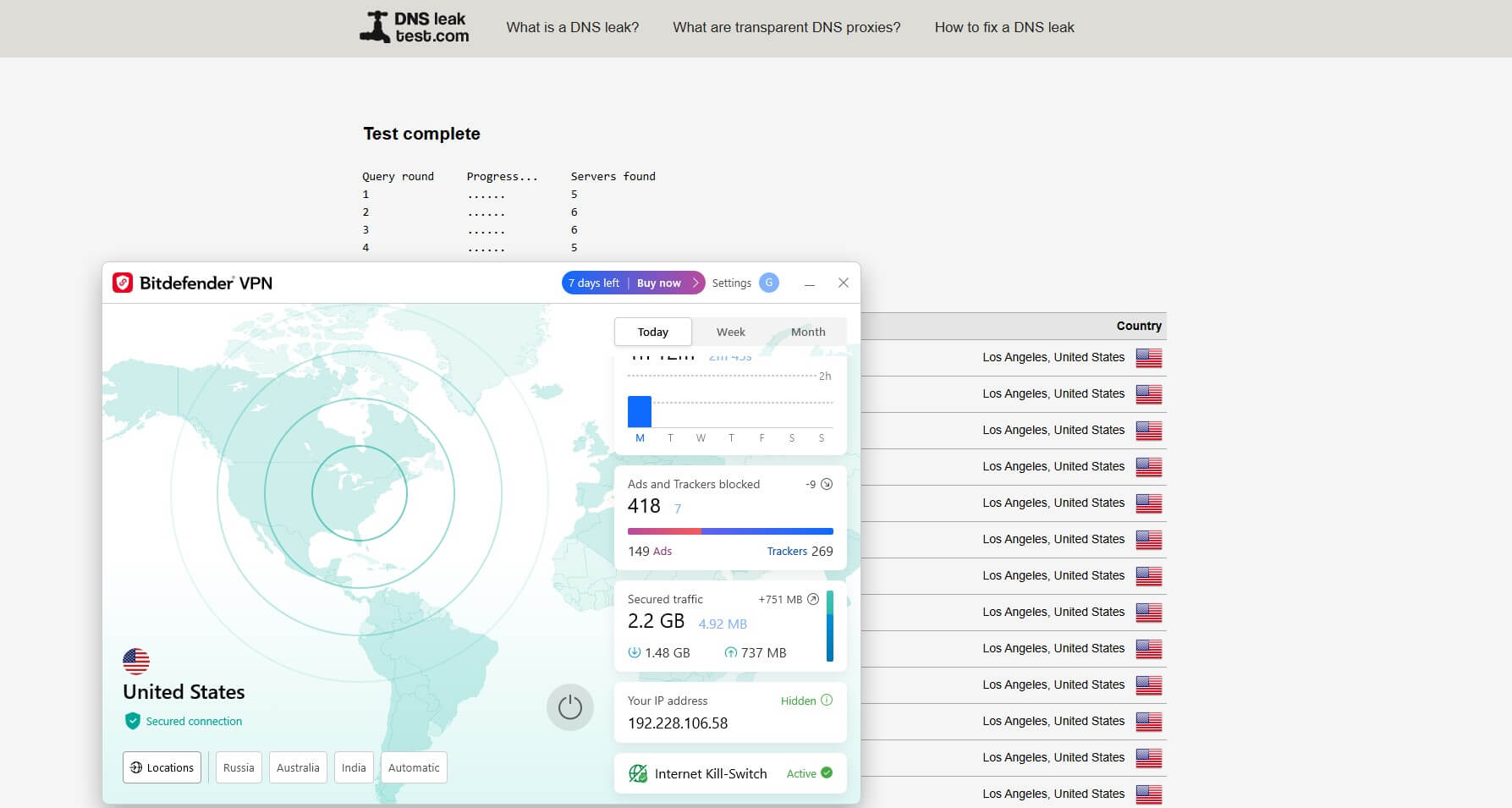 Bitdefender Vpn Passes Dns Leak Test