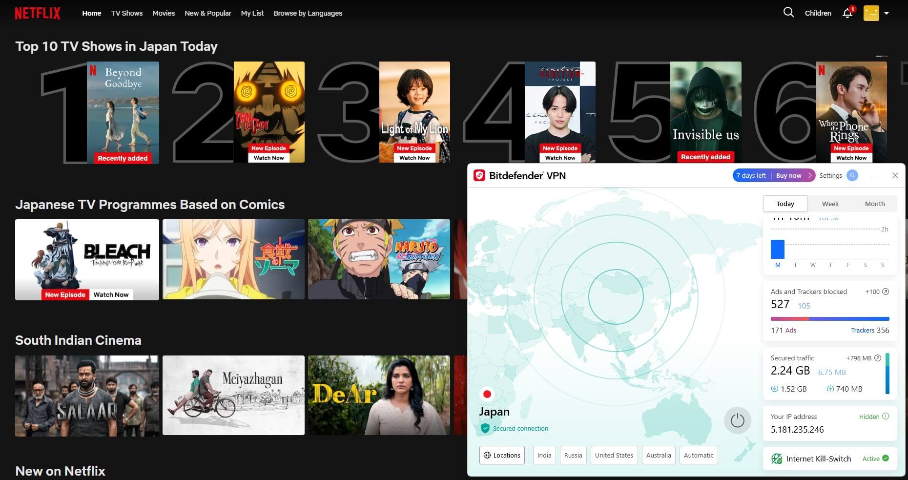 Bitdefender Vpn Unblocks Netflix Libraries