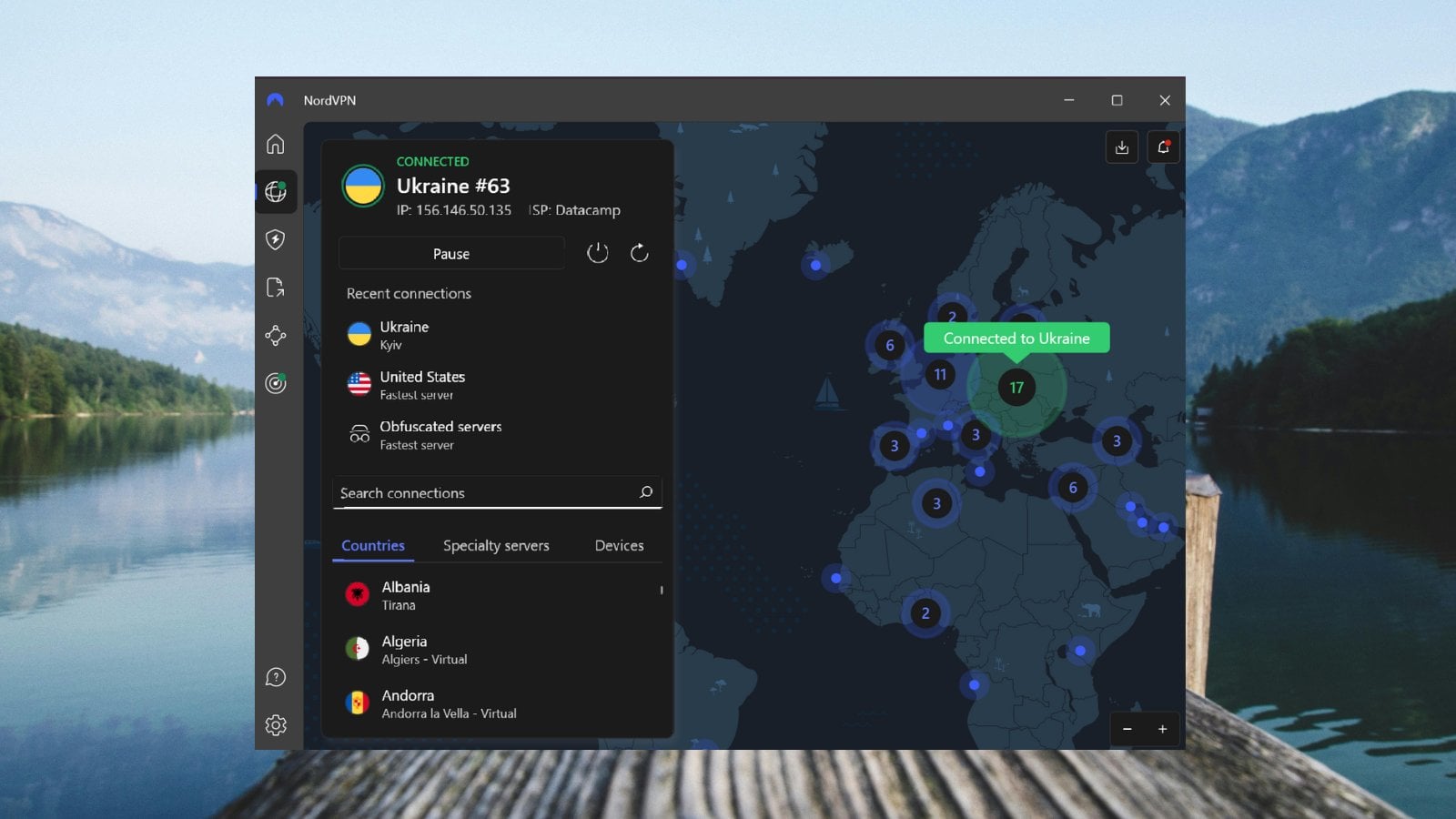 Nordvpn Connected To Ukrainian Server