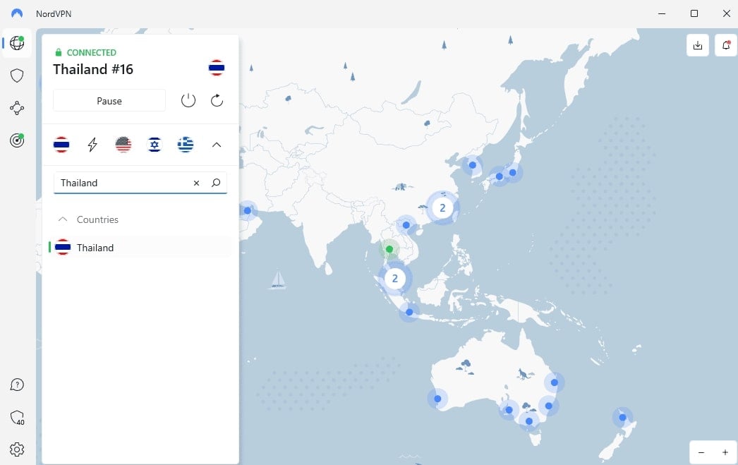 Nordvpn Connected To Thailand