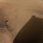 A shot of Ingenuity's damaged wing on January 18, 2024.